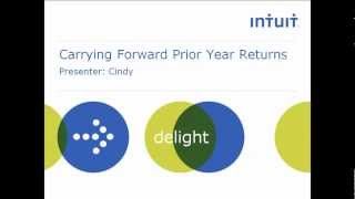 How to carry forward a tax file using ProFile professional tax software [upl. by Ylrahc545]