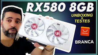 RX580 8GB 2048SP BRANCA DA VEINEDA AINDA O MELHOR CUSTO BENEFICIO [upl. by Giglio]