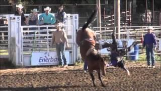 Velva HS Rodeo Bull Riding Bareback Steer Wrestling and more Sept 13th 2015 Part 1 [upl. by Yak]