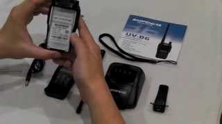 Baofeng UVB6 UVB6 VHFUHF dual band radio unboxing [upl. by Tutto]