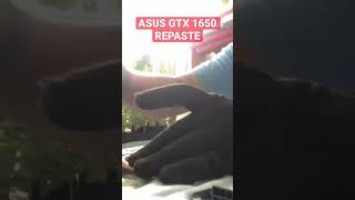 GTX 1650 REPASTE CLEANING gpurepaste cleaning [upl. by Feltie651]