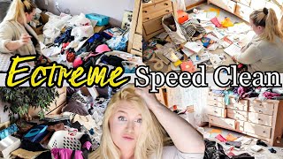 HOARDERS EXTREME SPEED CLEAN CLEANING DECLUTTERING AND ORGANIZING LIVING WITH CAMBRIEA [upl. by Barbra]