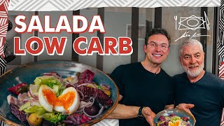 SALADA LOW CARB preparada por ALEX ATALA com paulomuzy [upl. by Nagirrek]