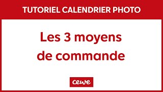 TUTO  Les trois moyens de commande pour un calendrier [upl. by Stromberg]