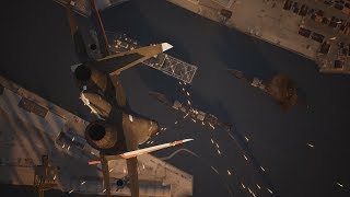 Ace Combat 7 Skies Unknown PC Mission 15 No DamageAceSrank [upl. by Adekam958]