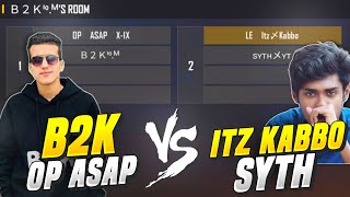 B2K VS Itz Kabbo amp Syth  প্রথম বাংলাদেশী হিসাবে Born 2 Kill এর সাথে Custom Match  Free Fire [upl. by Ludly]