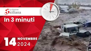 “IN TRE MINUTI” NOTIZIARIO DEL 14 NOVEMBRE 2024 [upl. by Eimar336]