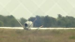 RQ4 Global Hawk Takeoff [upl. by Eudocia392]