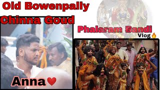 Old Bowenpally Chinna Goud Anna  Phalaram Bandi  Vlog🔥  Kranthi chary  New hyderabadizz [upl. by Traci]