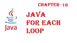 For each loop  Java Tutorial   w3Schools Ch16 English [upl. by Norine]