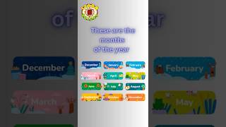 Months of the Year Song  Months Name for Kids  12 Months of the Year [upl. by Humfried585]