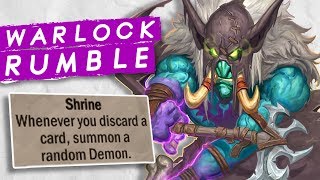 WARLOCK RUMBLE RUN For the Bats  Singleplayer  Hearthstone [upl. by Brandise]