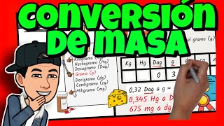 🚀 CONVERSIÓN de Unidades de MASA Kg Hg Dag g dg cg y mg 🚀 para NIÑOS de PRIMARIA [upl. by Sallee165]