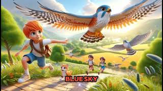 Kestrels Flight 2  Soaring Adventures in the Sky An Exciting Kids Song with Lyrics [upl. by Harriot]