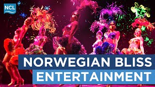 Norwegian Bliss Tour  Bars amp Entertainment on the Bliss [upl. by Leodora]