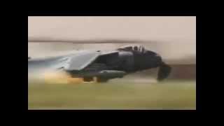 Harrier Crashes At Kandahar Airfield [upl. by Entruoc]