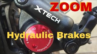 ZOOM Extech HB100 Hydraulic Brakes bikecheck review by Couple Biker [upl. by Drauode]