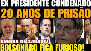 Bomba EX PRESIDENTE CONDENADO A 20 ANOS DE PRISÃO JAIR BOLSONARO FICA FURIOSO COM PREFEITO D SANT [upl. by Ailahs821]