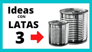 👉3 Ideas con CUERDA DE YUTE para Reciclar y Decorar LATAS c [upl. by Bill]