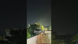 Testing Skyshot  Diwali vibes  diwali skyshot firecracker shortsfeed [upl. by Heppman]