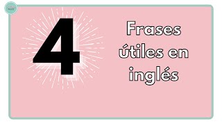 4 frases útiles en inglés shorts [upl. by Trent]