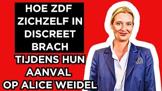 🔴Hoe ZDF zichzelf in diskrediet bracht door Alice Weidel aan te vallen [upl. by Cormick753]