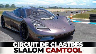 Camtool pack for Slalom Layout of Circuit de Clastres [upl. by Umeh]