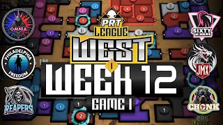 Pro RISK League West Week 12  Game 1 [upl. by Sinnoda]