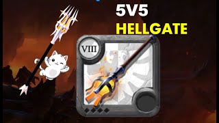 5V5 HELLGATE FIRE STAFF STREAM HIGHLIGHTS 70  ALBION ONLINE [upl. by Gitlow]