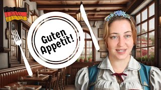 40 German Restaurant Phrases to Order Food and Drinks [upl. by Lasiaf]