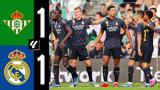 Real Betis 11 Real Madrid  HIGHLIGHTS  LaLiga 202324 [upl. by Ecadnac]