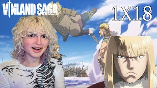 Thorfinn Vs Thorkell Vinland Saga Season 1 Episode 18 Reaction [upl. by Halludba]