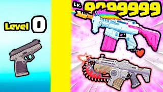 Minha ARMA LENDÁRIA alcançou 999999 Kmh e quebrou o jogo → GunSpin [upl. by Ackerman]