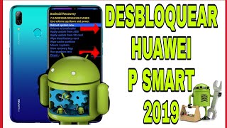 Formatear Huawei P Smart 2019 Hard Reset o Borrado  Restaurar  Quitar patron Bloqueo [upl. by Aleck]