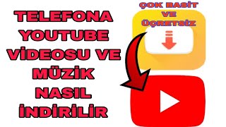 YOUTUBE VİDEO İNDİRME  YOUTUBE MÜZİK İNDİRME 2025 [upl. by Aiuhsoj754]