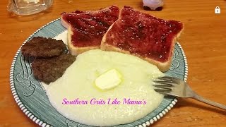 Grits Like Mamas  Southern Mississippi Grits [upl. by Yerhpmuh]