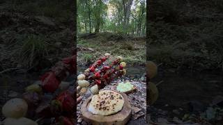 Doğada et şiş ve ekmek Meat skewers and bread in nature [upl. by Chally]