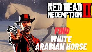 Red Dead Redemption 2 Cara Mendapatkan Kuda Arabian Putih [upl. by Afnin]