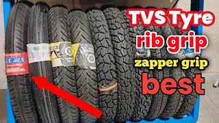 TVS Tyre zapper gripTVS Tyre rib gripTVS Tyre reviewkhushnuma Tyre changarall bike tyre [upl. by Damicke284]