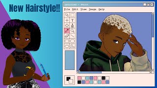 Vroid Tutorial How to Made a Short CurlyWave Hairstyles [upl. by Connelley119]