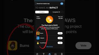 PAWS Airdrop Final Voting Task 😍 Paws Airdrop Voting Winner and Loser 🔥 [upl. by Nirraj182]