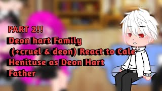 Deon Hart family Cruel amp Deon React to Cale Henituse as Deon Hart Father PART 2 read deks [upl. by Hoxsie]