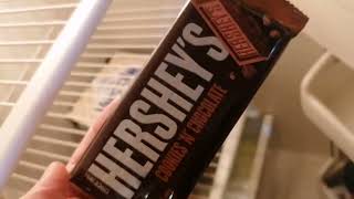 Cookies N Chocolate Hersheys Bar  ASMR Eating [upl. by Mylor892]