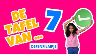 Tafel van 7 oefenen  Maaltafel van 7  Bewegend leren  Rekenen groep 4 en groep 5 [upl. by Zanze942]