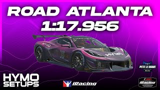 iRacing Hotlap  Chevrolet Corvette GT3R  Road Atlanta  IMSA  Petit LM  2024 S4 Week 6 [upl. by Philis]