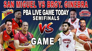 BRGY GINEBRA vs SAN MIGUEL BEERMEN Game 1 Semifinals  PBA Full Live Game Today  2k24 [upl. by Wichman]