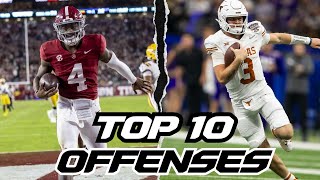 TOP 10 Offenses Going Into Next College Football Season [upl. by Naujak]