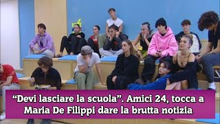 Amici 24 lallieva costretta ad andarsene dallo studio [upl. by Ailegra515]