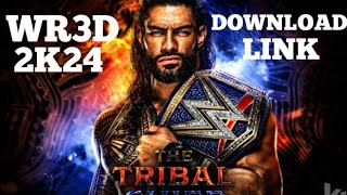 WR3D NEW MOD WR3D 2k24 mod DOWNLOAD LINK MADIFIRE APK V169 LINK WWE 2K24 [upl. by Kendrick256]