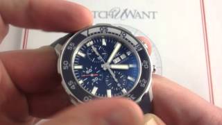 IWC Aquatimer Chronograph IW376711 Luxury Watch Review [upl. by Chevy170]